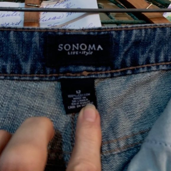 Sonoma Life Style Denim Stonewashed Jeans size 12 - Picture 2 of 3